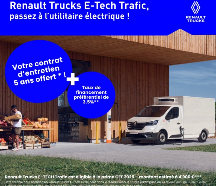 OFFRE RENAULT TRAFIC ELECTRIQUE